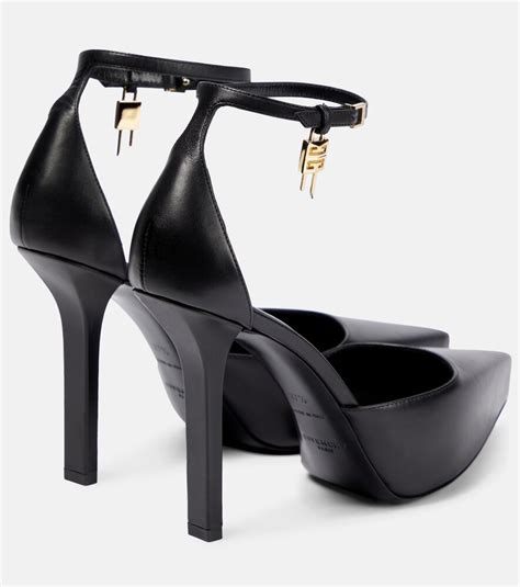 givenchy g lock platform leather pumps|Givenchy G Lock Metallic Leather Platform Pumps on SALE.